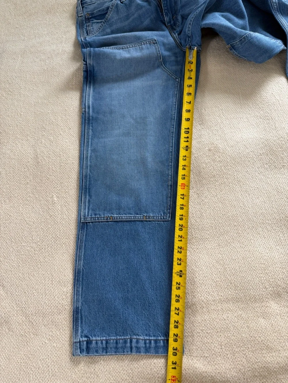 Levi's 568 Loose Straight Double Knee Carpenter Jeans Blue Men's W33 L32 NWT